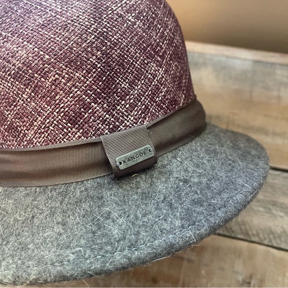 Kangol Dapper Felt & Straw Cloche Hat - Picture 4 of 10